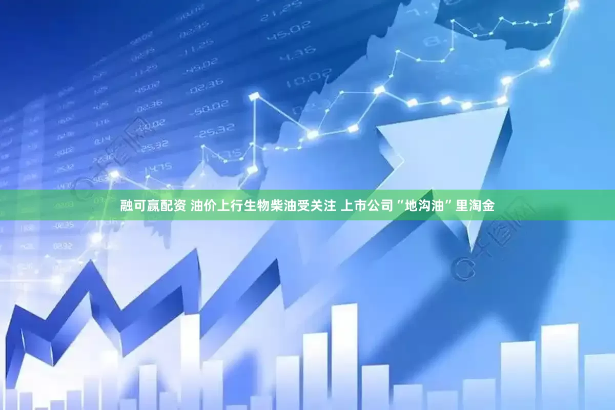 融可赢配资 油价上行生物柴油受关注 上市公司“地沟油”里淘金