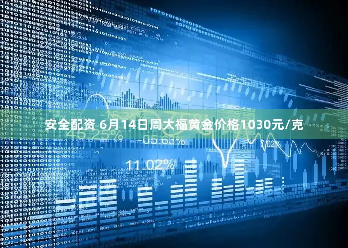 安全配资 6月14日周大福黄金价格1030元/克